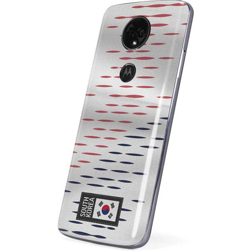 South Korea Soccer Flag Moto E5 Plus Skin